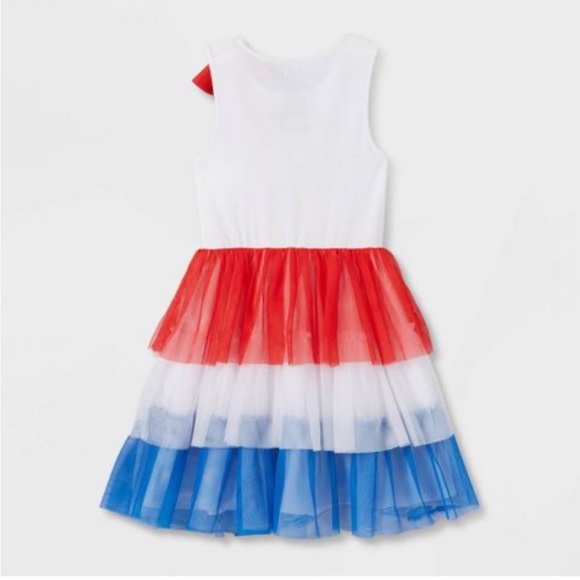 Girls' JoJo Siwa Americana Tutu Dress - Red/White/Blue XL 2022 - Picture 2 of 11